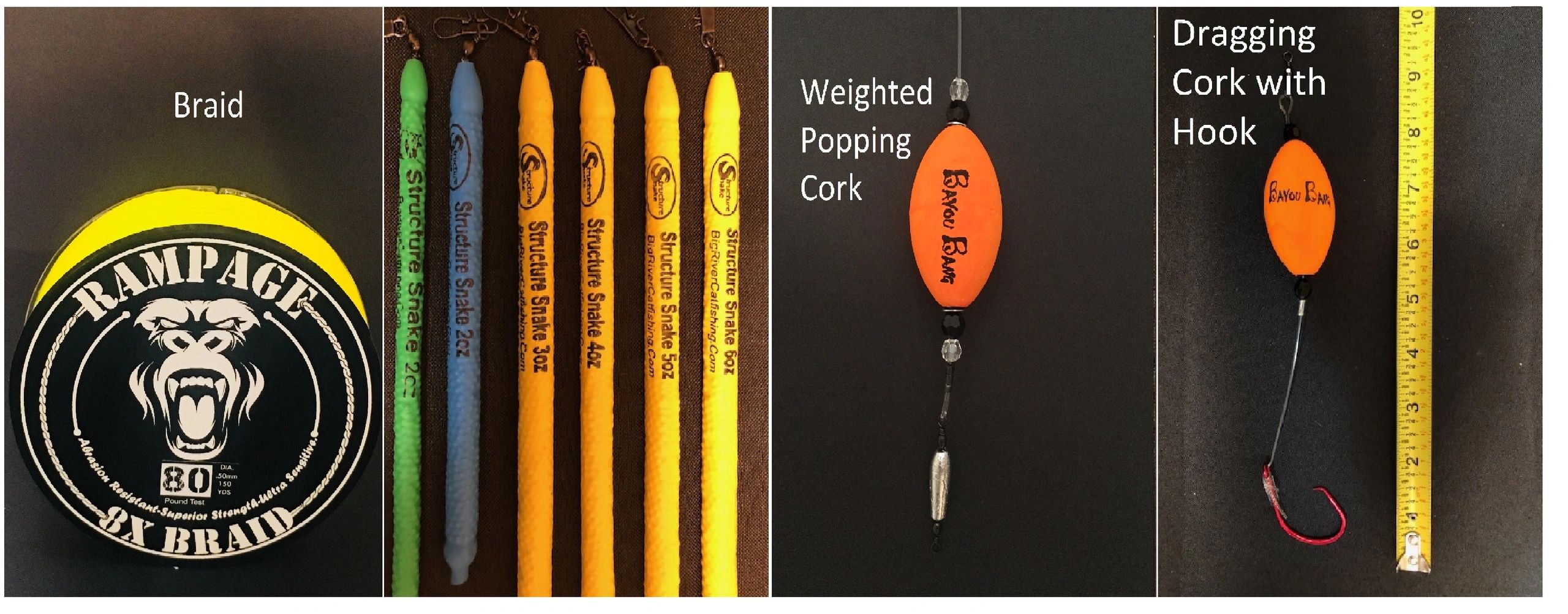 Big River Catfishing Fishing Tackle, Dragging Weights